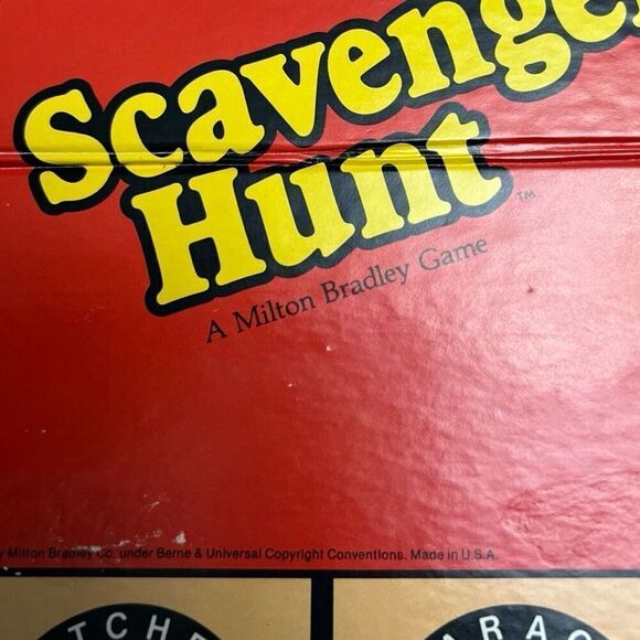 Vintage 1993 Vintage Scavenger Hunt Board Game Milton Bradley Complete - Picture 3 of 8